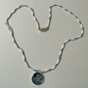 Boho Summer Beach Starfish Bead Necklace Choker Fashion Jewelry Women Gift